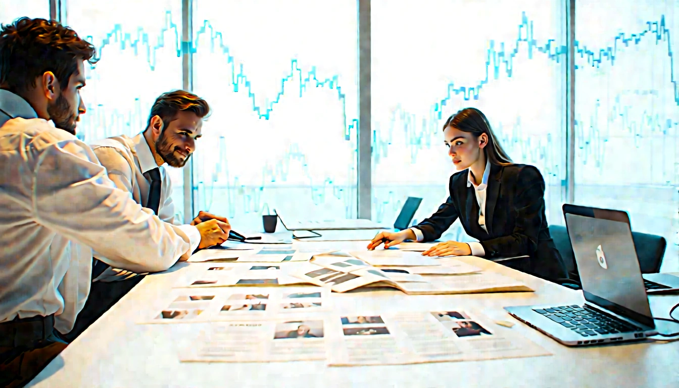 Marketing analyst reviewing online brand mentions across multiple websites