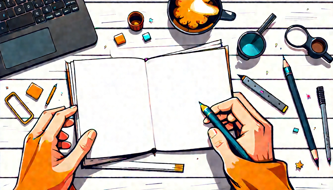 Organised SEO workspace highlights selecting a precise content card among alternatives
